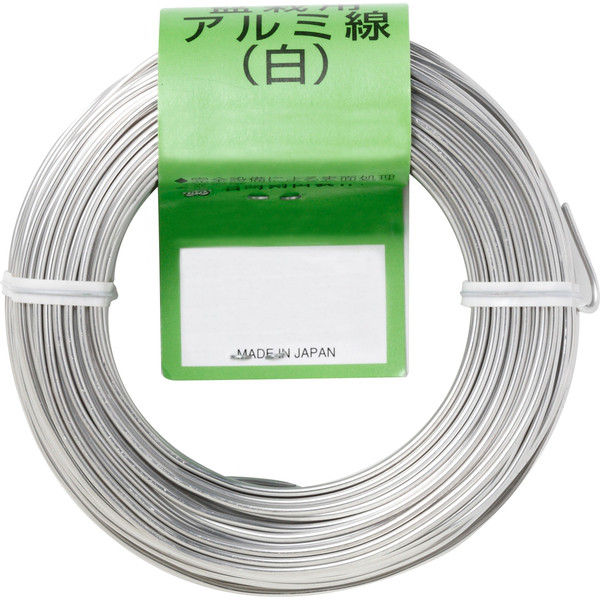 石崎剣山製作所 アルミ線 白 150g 巻径60mm 4.5mm 893214（直送品）