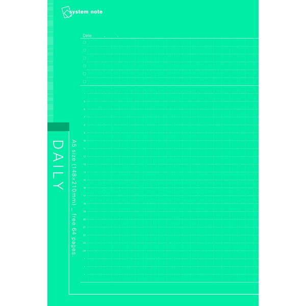 レイメイ藤井 フリーデイリースケジュール A5 NT2202 5個 - アスクル