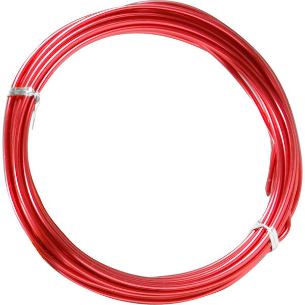石崎剣山製作所 アートワイヤー 100g 2.0mm レッド 20-4（直送品）