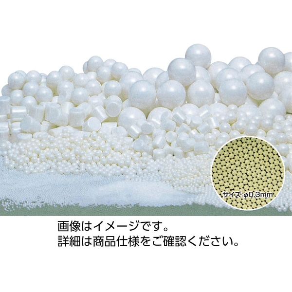 ニッカトー ジルコニアボール 1.75mm 1kg YTZ-1.75 33240198（直送品）