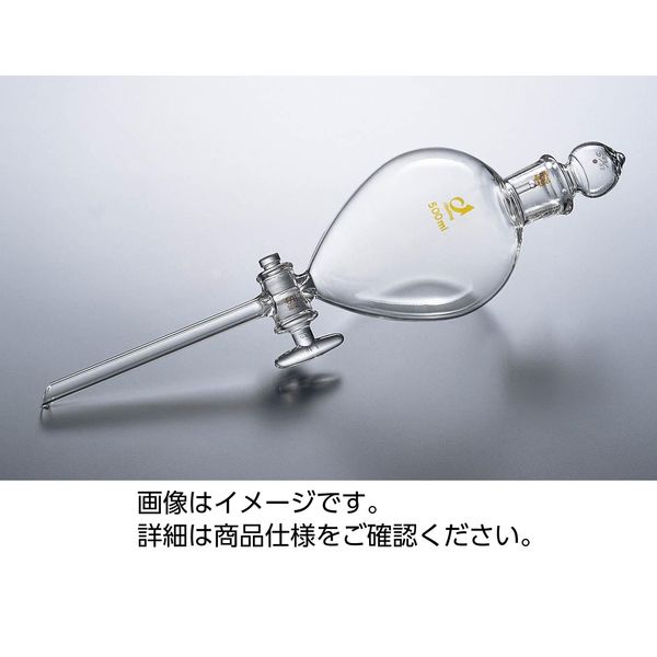 ケニス 丸型分液ロート（普通摺合） 500mL 33410043（直送品）