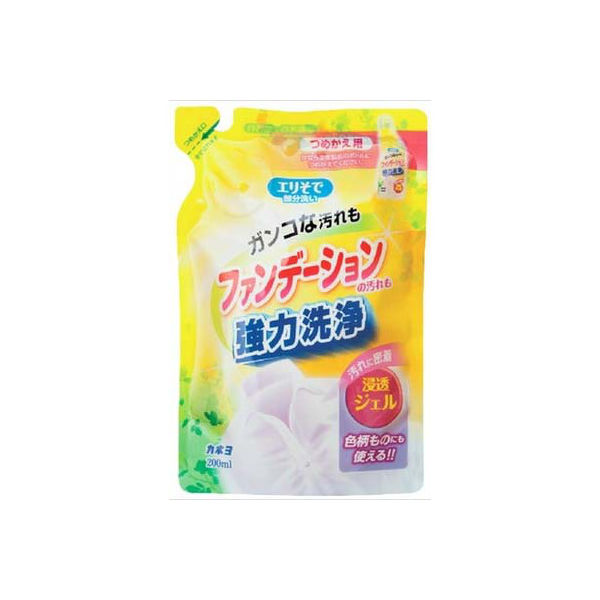 カネヨ石鹸 エリそで部分洗い浸透ジェル 詰替え 200ml 4901329230382 1セット（24個）（直送品）