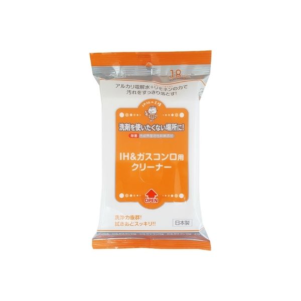 服部製紙 IH＆ガスコンロ用クリーナー 縦型 18枚入 4976861005330 1セット（12個）（直送品）