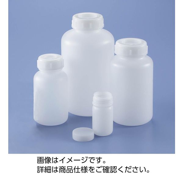 サンプラテック ポリ広口瓶（PE 中栓付） WP-500CS 31310887 1箱（100本入）（直送品） - アスクル