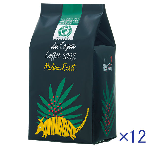 【レギュラーコーヒー粉】ダ ラゴア農園コーヒー シングルオリジン ミディアムロースト 1ケース（250g×12袋）　 オリジナル