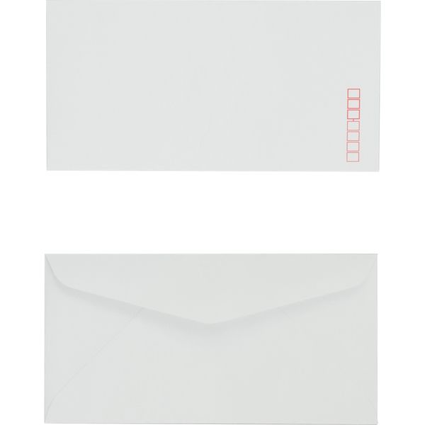 ムトウユニパック 洋長3（洋10） カラー封筒 NTグレイ 100 11400607 1箱（500枚入）（直送品）