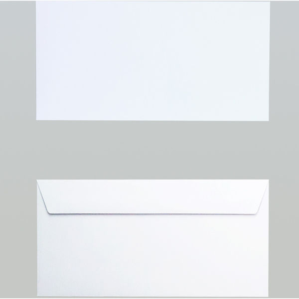 ムトウユニパック 洋長3 白封筒C10 ケント 80 ワクナシ 11700312 1箱（500枚入）（直送品）
