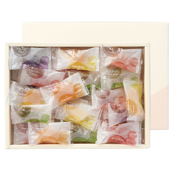 三越伊勢丹〈彩果の宝石〉フルーツゼリーコレクション 1箱（44個入