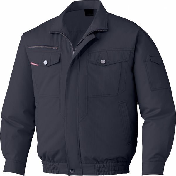 自重堂 制服百科 空調服長袖ブルゾン（服単品） シックブラック LL 87050（直送品）