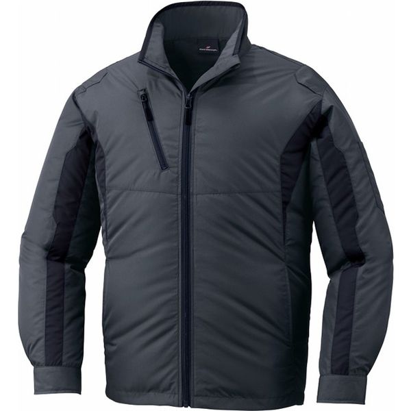 自重堂 制服百科 空調服長袖ジャケット（服単品） チャコールグレー LL 87060（直送品）