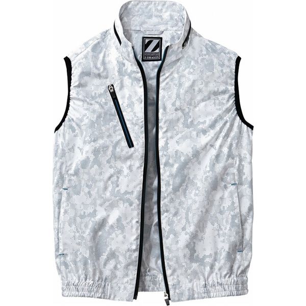 自重堂 制服百科 空調服ベスト（服単品） シルバーカモフラ 4L 74060（直送品）