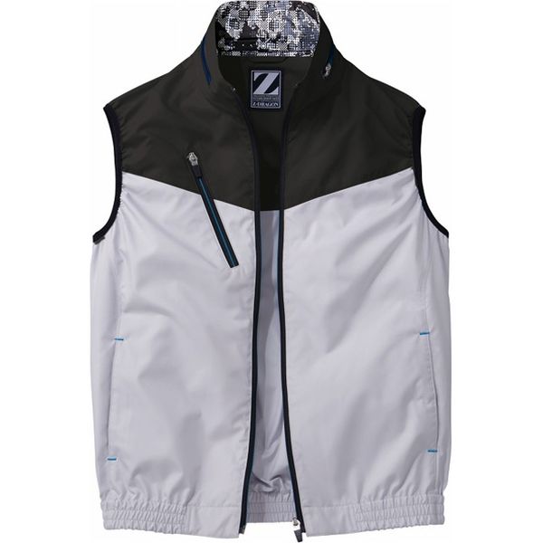 空調服 74060 （服単品）シルバー×ブラック EL 74060 1着（直送品）