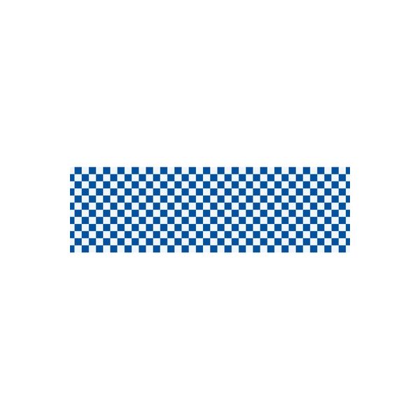 アルファ ビニール幕 市松（藍色） PA8-1318（直送品）