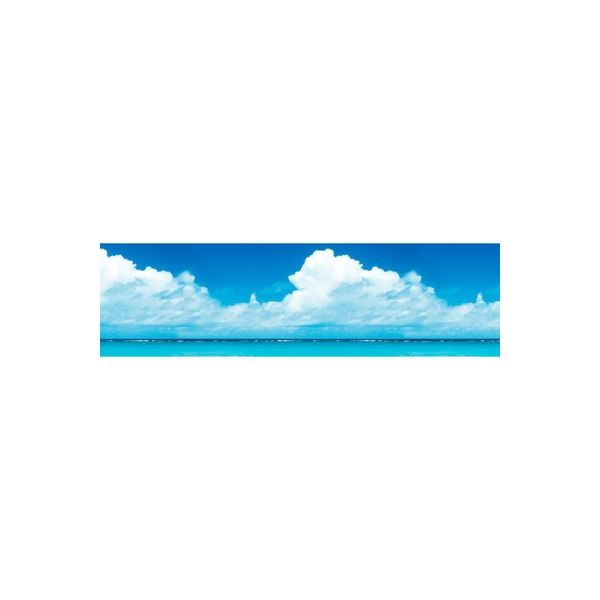 アルファ ビニール幕 青空と海のイメージ［45cm（H）］ PC2-0342（直送品）
