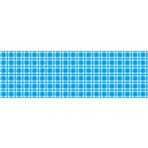 アルファ ビニール幕 ブルー チェック［45cm（H）］ PC8-1223（直送品）
