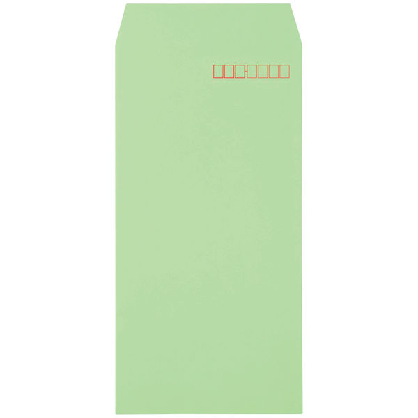 カラー封筒 アメリカン40 グリーン 長3 1セット（500枚） ムトウユニパック