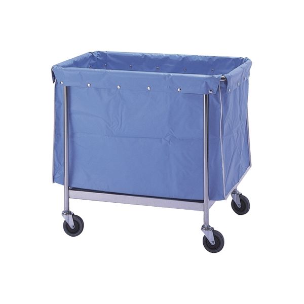 カラフルランドリーバッグ（角型） SK-247A・L-B（ブルー） 23-2774-0106 新鋭工業（直送品）