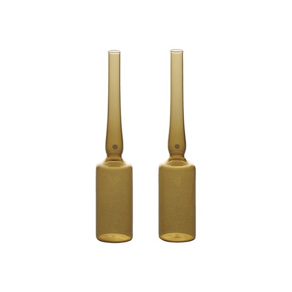 ギヤマン 滅菌済アンプル（茶）3号 楽楽 55-102-03（10ML） 23-2763-0217 1セット（25本：5本入×5箱）（直送品）