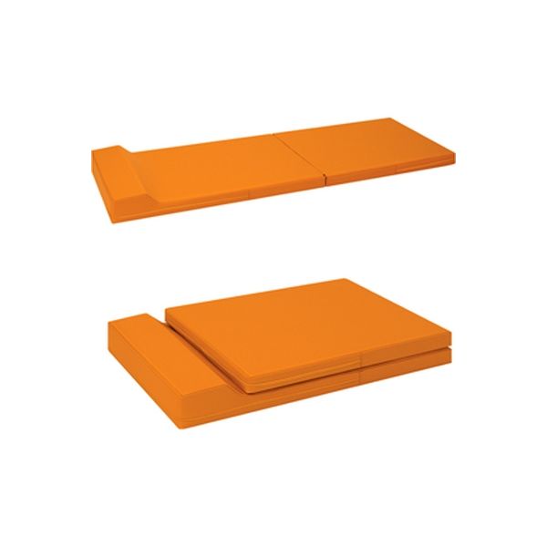 【軒先渡し】高田ベッド 二つ折れ仮眠マット TB-818(70X190X7/13CM 08-2975-1002 1枚 23-6866-0310（直送品）