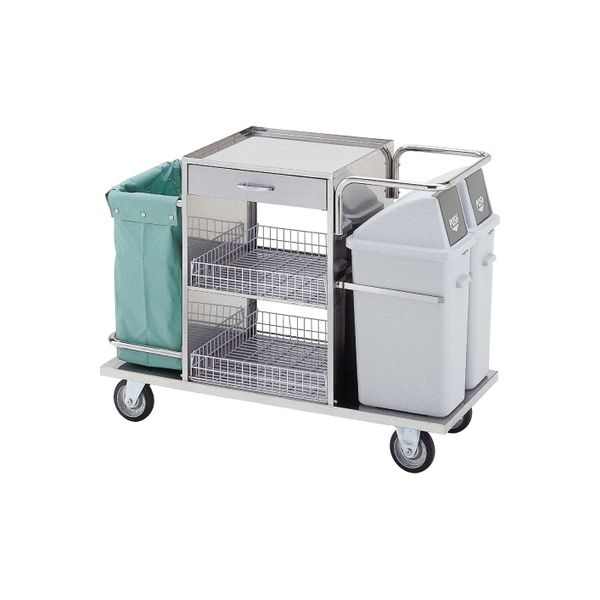 星光医療器製作所 オムツ交換車 101型A 100161（スチールセイ） 20-6280-06（直送品）