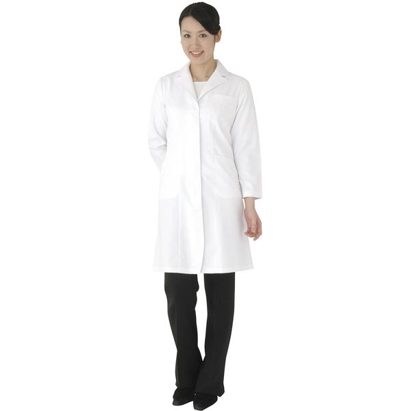 シモンズグランドセール ケニス 白衣(女性用) アスクル - 31630427(直送品) L N-78 研究用衣類・小物