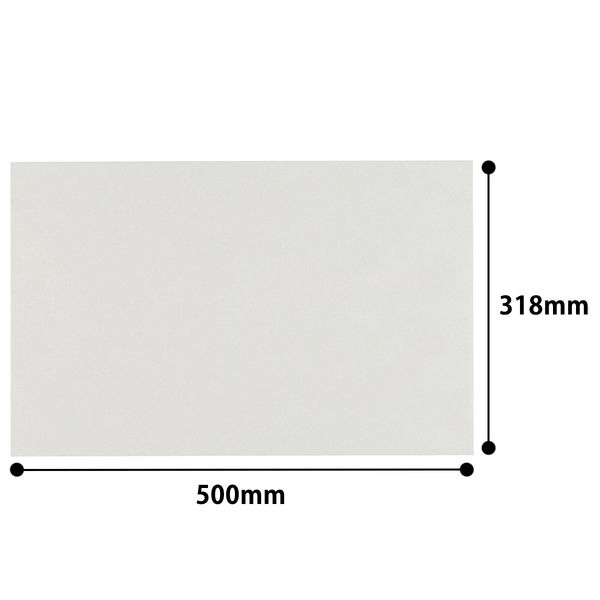 ボーカスペーパー平判 縦318×横500mm 1梱包（1000枚入） カネモ商事