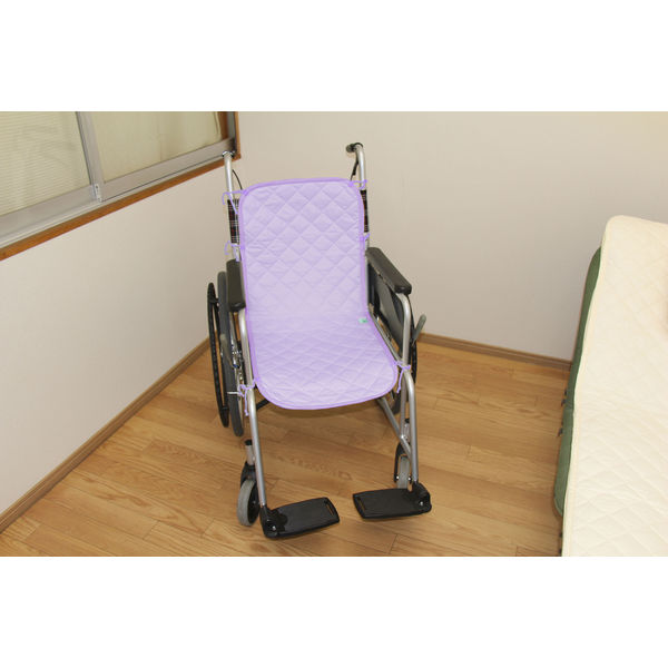 トクナガ 消臭達人（R）車椅子用 消臭キルトパッド パープル AKSTKIQP-1（PR）1枚【日本製】（直送品）