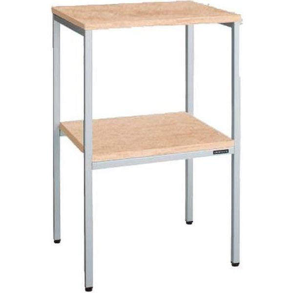 オカムラ 4L93 電話台 スクエア 幅450×奥行350×高さ700mm ネオウッドライト 4L93AA MK17 1台（直送品）