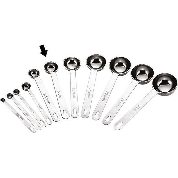 三宝産業 UK 18-8 極厚 計量スプーン 5cc 09981405（直送品）