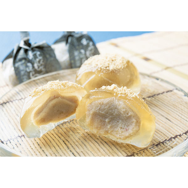 岐阜・新杵堂 わらびもちきんとんきな粉添え10個入 【送料無料