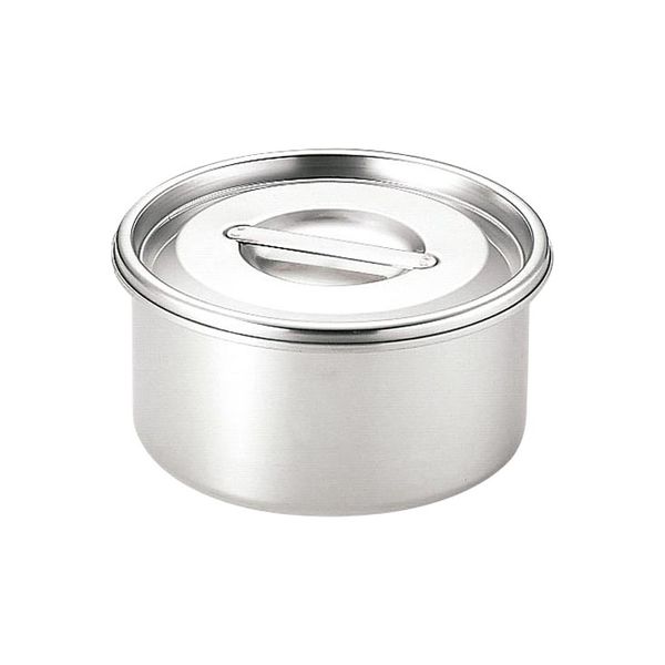 トーダイ UK 丸・浅型キッチンポット 14cm（ツマミ付） 09060140（直送品）