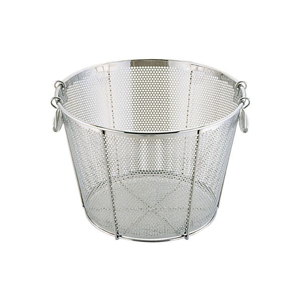 トーダイ UK 揚げザル/深型（補強付）48cm（2.2φ） 09907498（直送品）