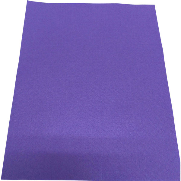 カラーフエルト 紫色 1mm 1000mm巾 10m 無地 COLORFELT紫663-10m（直送品）
