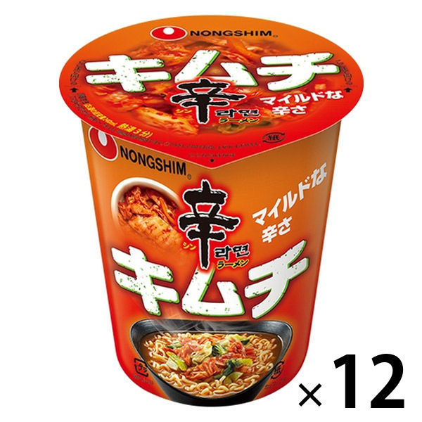 農心ジャパン 辛ラーメン キムチカップ 1セット（12個）