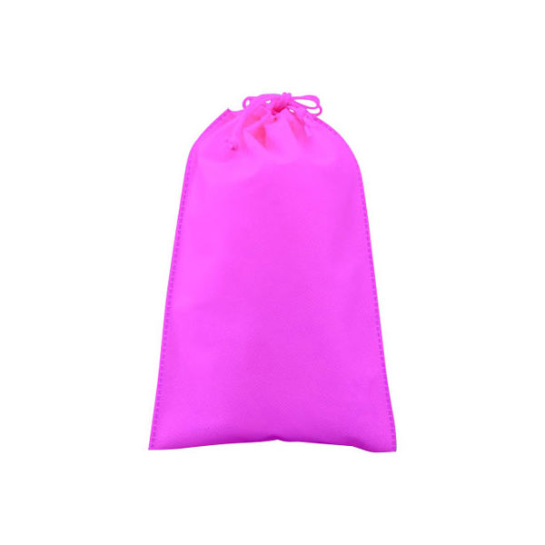 不織布巾着（小） ピンク SW1726014-19 1セット（2000枚）（直送品）