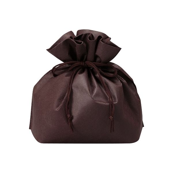 不織布パッケージ用巾着 チョコレート 3023-36 1セット（1000枚）（直送品）