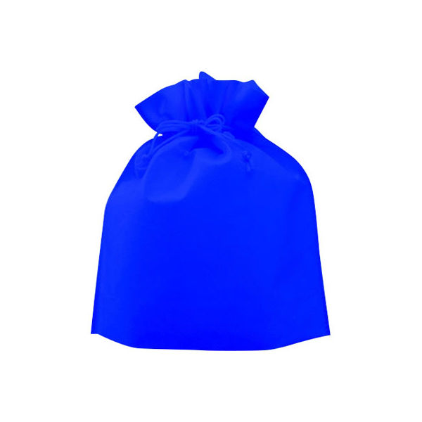 不織布巾着 ロイヤルブルー SW2528-31 1セット（1000枚）（直送品）