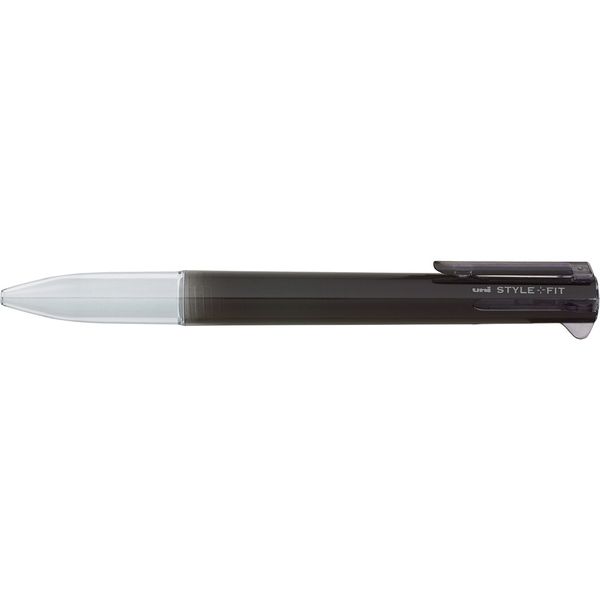 【新品】（まとめ） 三菱鉛筆 スタイルフィット 5色ホルダー（クリップ付） UE5H-258.24 ブラック 1本入 【×10セット】