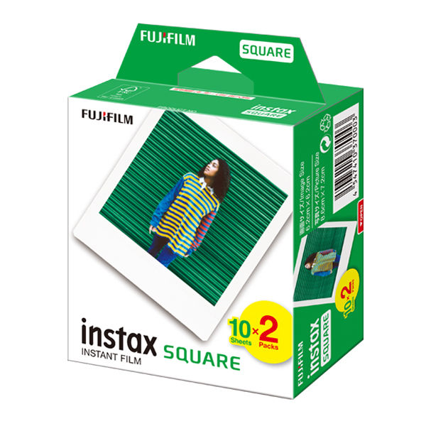 富士フイルム チェキスクエア用フィルム instax SQUARE INSTAX SQUARE WW 2 10枚入×2パック（20枚）