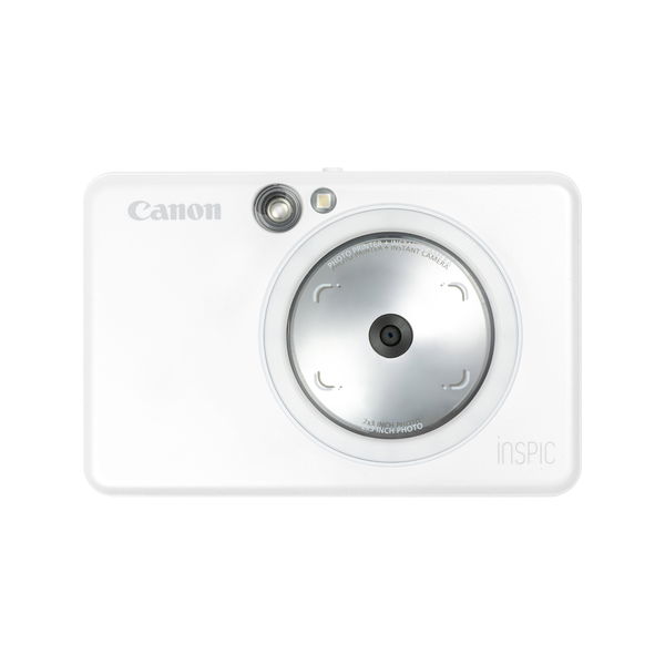 キヤノン Canon インスタントカメラ iNSPiC ZV-123-PW フォトプリンター ホワイト スマホプリント