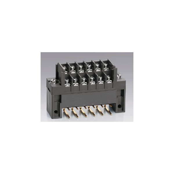 サトーパーツ 2ピースコネクタ型プリント基板用ネジ式端子台 MLー100ーASー12P ML-100-AS-12P 1セット(25個)（直送品）