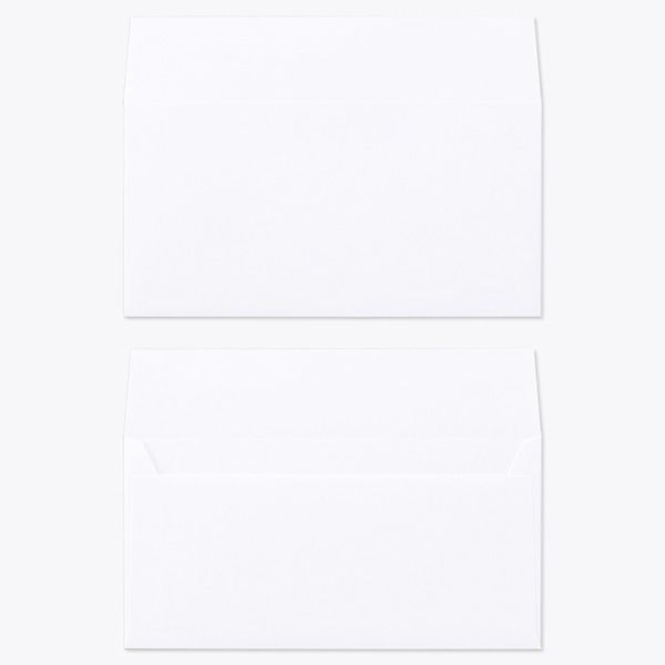 山櫻 特殊紙封筒 洋長3カマス ARウルトラホワイトCoC 130 枠ナシ YAMA-4850-0040 1箱（500枚）（直送品）