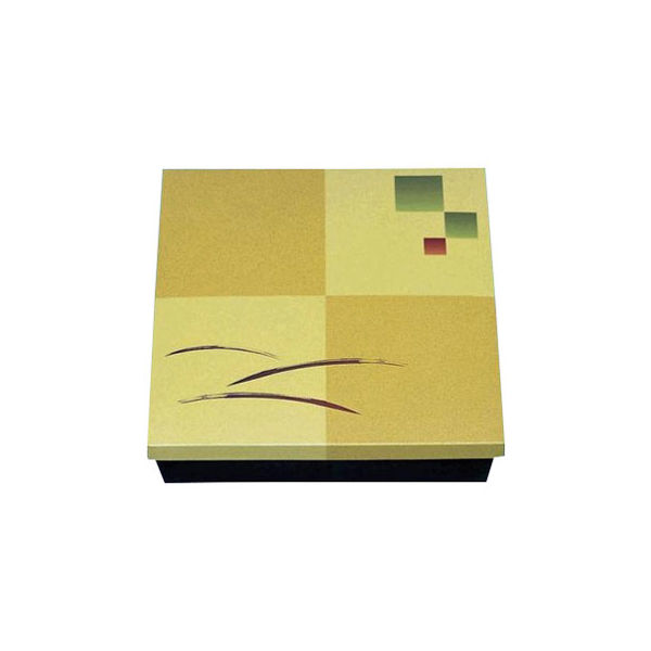 北原産業 紙BOX 80-80 山吹/C-1 黒 BSDP-00506 1包：100（25×4）（直送 