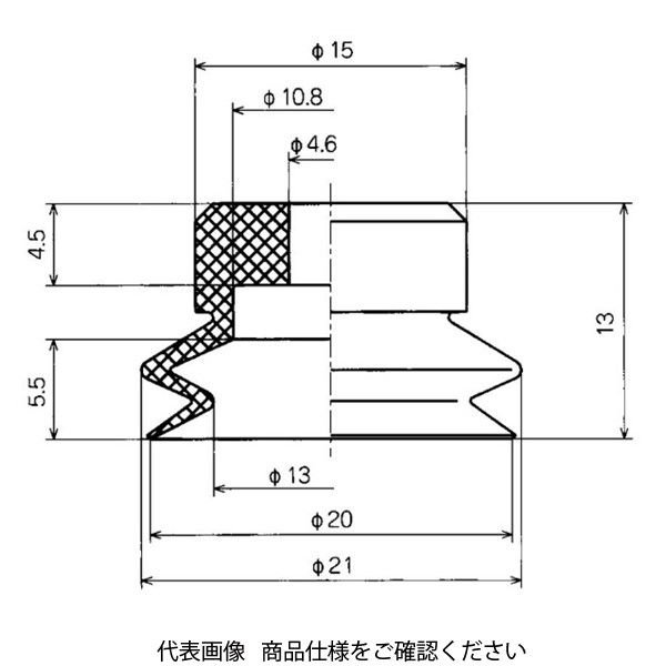 コンバム じゃばら形パッド単体 PJG-20-NE 1セット（5個）（直送品）