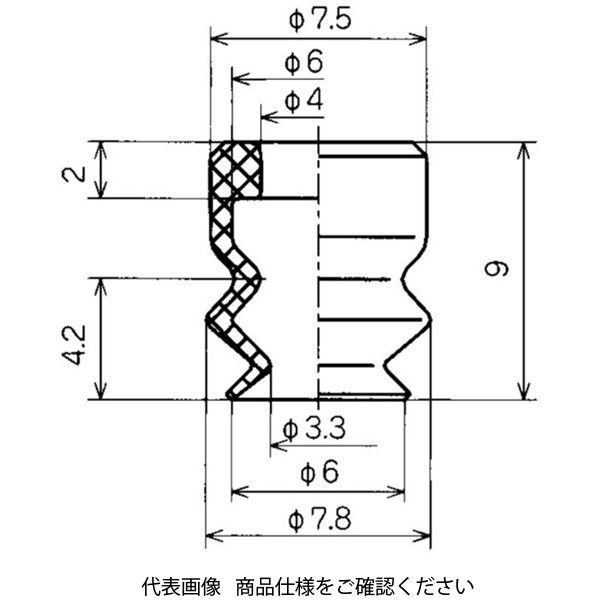 コンバム じゃばら形パッド単体 PJG-6-SE 1セット（5個）（直送品）