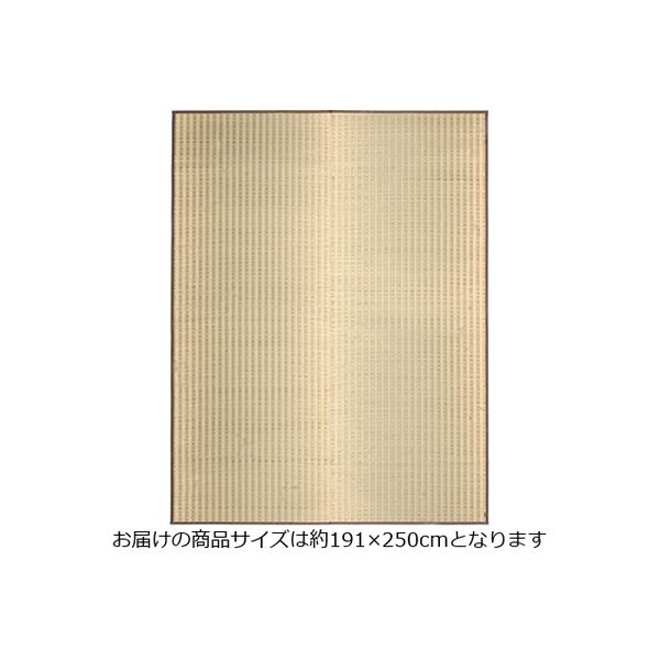 萩原 国産い草センターラグ 朝間（あさま） 約幅1910×奥行2500mm 81930201 1枚（直送品）