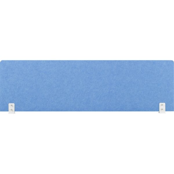 ライオン事務器 デスクトップパネル LPF-036120-BL ブルー 幅1180×奥行108×高さ362mm 87086 1台（直送品）