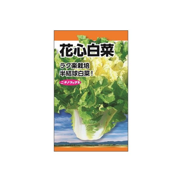 ニチノウのタネ 花心白菜 日本農産種苗 4960599204905 1セット（5袋入）（直送品）