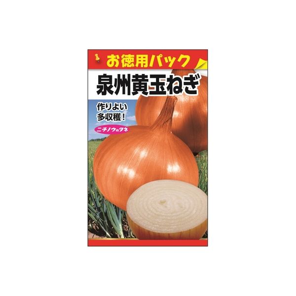 ニチノウのタネ 泉州黄玉ねぎ（お徳用パック） 日本農産種苗 4960599260000 1セット（3袋入）（直送品）