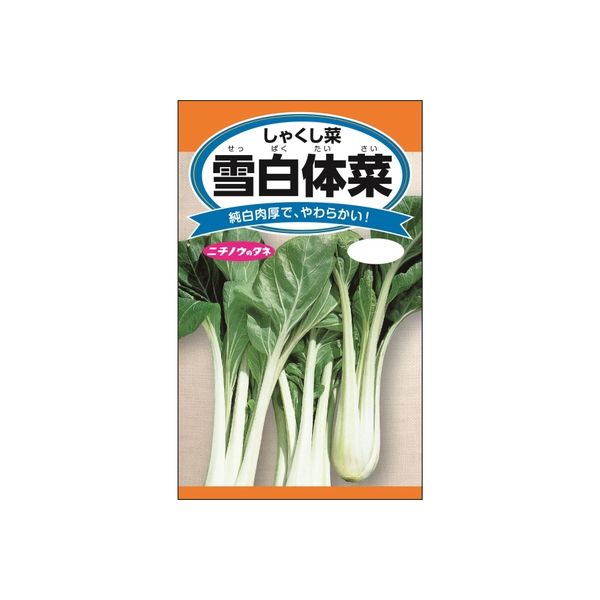 ニチノウのタネ 雪白体菜（しゃくし菜） 日本農産種苗 4960599100405 1セット（5袋入）（直送品）